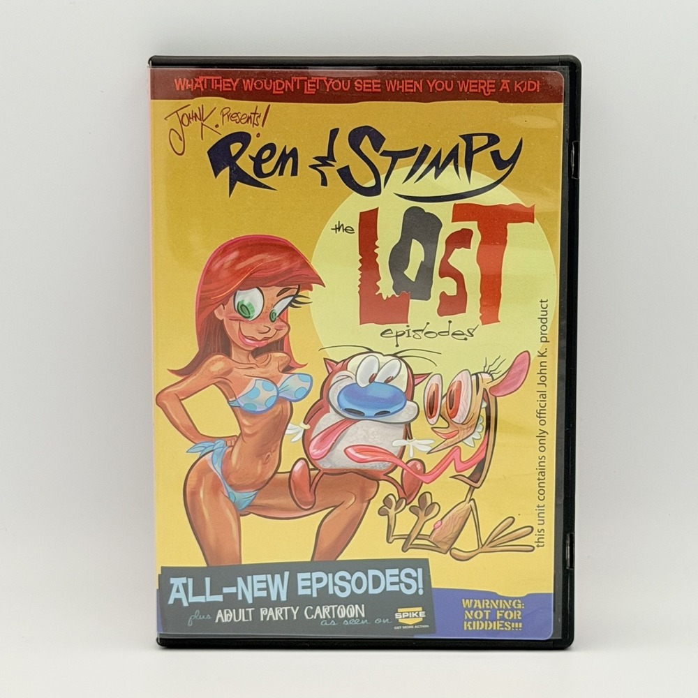 Ren & Stimpy The Lost Episodes (DVD, 2003) 2-Disc Set Paramount Adult Animation